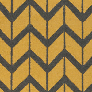 Surya Fallon Fal-1000 2' X 3' Handcrafted Wool Rug - Modern, Durable, No Pile Design For Timeless Decor Mustard Wool Fal1088-268