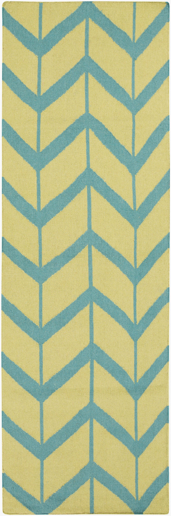 Surya Fallon Fal-1000 2' X 3' Handcrafted Wool Rug - Modern, Durable, No Pile Design For Timeless Decor Olive Wool Fal1091-268