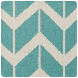 Surya Fallon Fal-1000 2' X 3' Handcrafted Wool Rug - Modern, Durable, No Pile Design For Timeless Decor Aqua Wool Fal1094-8rd