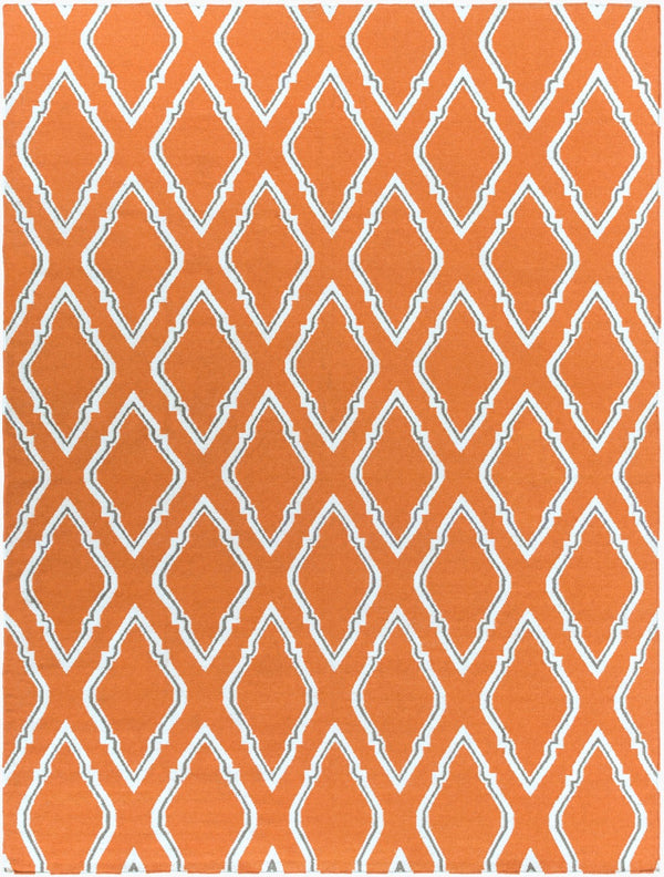 Surya Fallon Fal-1000 2' X 3' Handcrafted Wool Rug - Modern, Durable, No Pile Design For Timeless Decor Burnt Orange Wool Fal1098-23