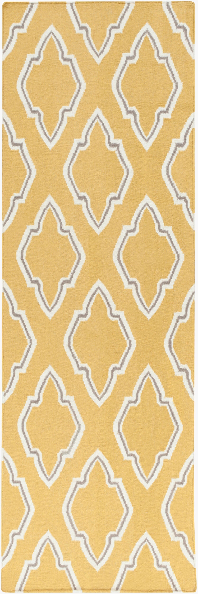 Surya Fallon Fal-1000 2' X 3' Handcrafted Wool Rug - Modern, Durable, No Pile Design For Timeless Decor Mustard Wool Fal1099-268