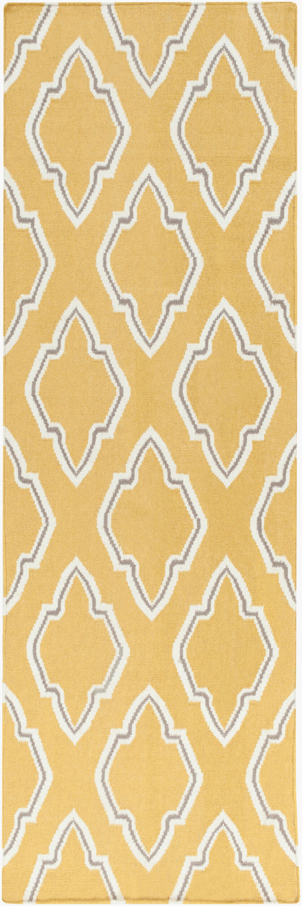 Surya Fallon Fal-1000 2' X 3' Handcrafted Wool Rug - Modern, Durable, No Pile Design For Timeless Decor Mustard Wool Fal1099-268