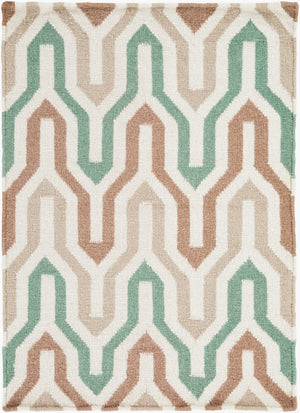 Surya Fallon Fal-1000 2' X 3' Handcrafted Wool Rug - Modern, Durable, No Pile Design For Timeless Decor Ivory Wool Fal1105-23
