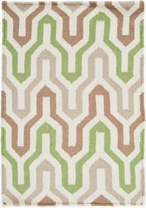 Surya Fallon Fal-1000 2' X 3' Handcrafted Wool Rug - Modern, Durable, No Pile Design For Timeless Decor Ivory Wool Fal1107-23