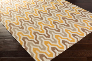 Surya Fallon Fal-1000 2' X 3' Handcrafted Wool Rug - Modern, Durable, No Pile Design For Timeless Decor Ivory Wool Fal1108-268