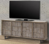 Parker House Crossings - Casablanca 78 In. TV Console Driftwood Solid Mango CSB#78