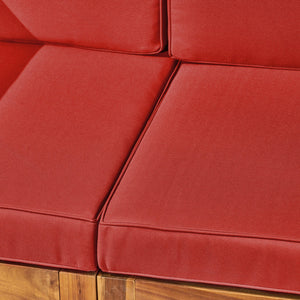 English Elm Oana Low Profile Accent Chair Compact Contemporary Seating for Living Room or Apartment 64497.00_64498.00_64499.00RED