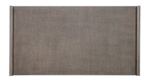 Hooker Furniture Modern Mood Rectangle Cocktail Table With Tempered Glass Top, Raffia Shelf & Diamond Oak Finish Medium Brown 6850-80410-89