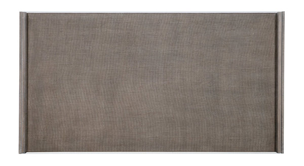 Hooker Furniture Modern Mood Rectangle Cocktail Table With Tempered Glass Top, Raffia Shelf & Diamond Oak Finish Medium Brown 6850-80410-89