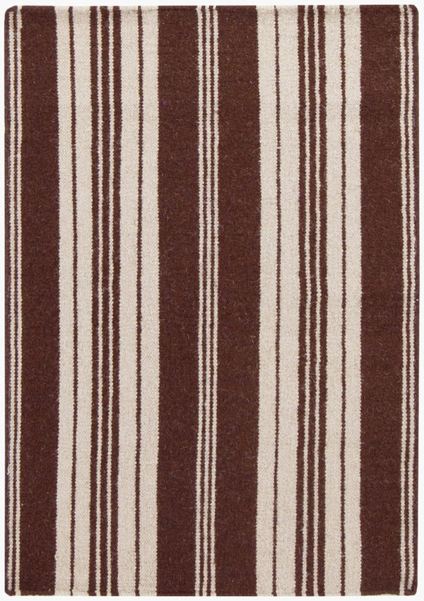 Surya Farmhouse Stripes Handwoven Wool Flatweave Rug for Casual and Transitional Interiors FAR7004-3656