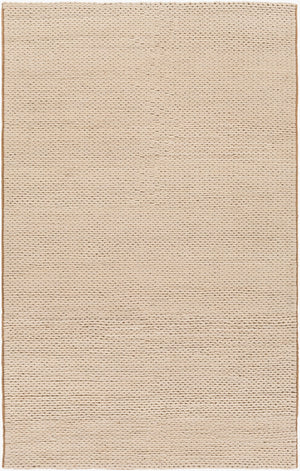 Surya Fargo 5' X 8' Handmade Wool Rug - Modern Decor, Durable Construction, Natural Charm, Spot Clean Only Light Beige Wool Fargo105-58