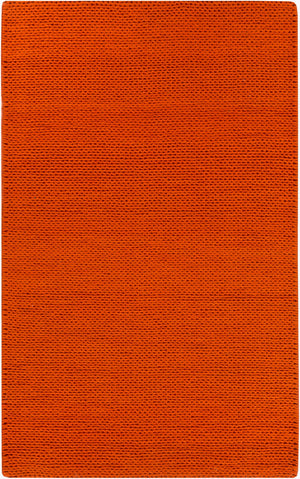 Surya Fargo 5' X 8' Handmade Wool Rug - Modern Decor, Durable Construction, Natural Charm, Spot Clean Only Burnt Orange Wool Fargo109-23