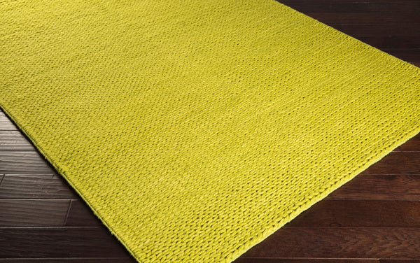 Surya Fargo 5' X 8' Handmade Wool Rug - Modern Decor, Durable Construction, Natural Charm, Spot Clean Only Light Olive Wool Fargo110-58