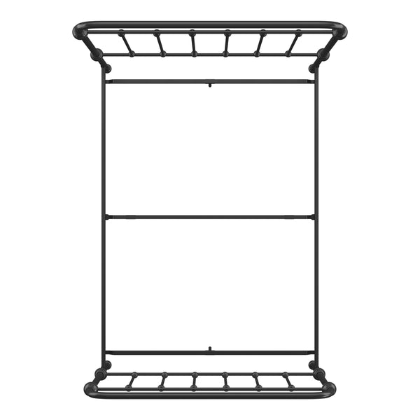 Homelegance By Top-Line Taylin Graceful Lines Victorian Metal Bed Black Metal