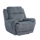 Parker House Spencer - Tide Graphite Power Reclining Sofa And Two Recliners Grey 100% Polyester (W) Mspe-311ph-tgr