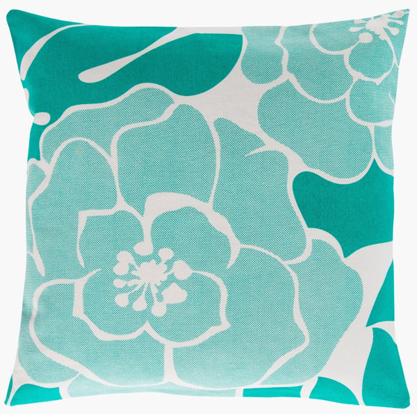 Surya Monsterio Cotton Accent Pillow Vintage Heritage Pattern for Sofa or Bed Layering FB008-2020P