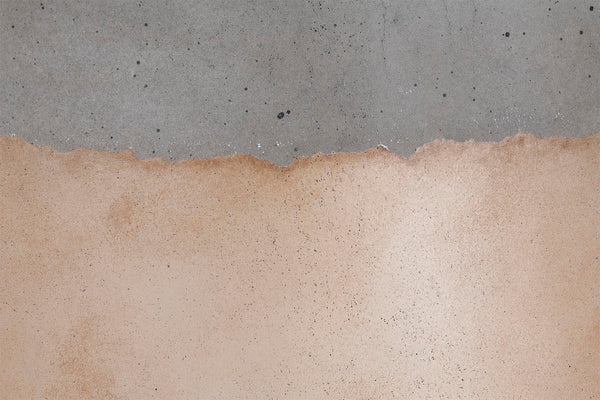 Sunpan Aries End Table - Stunning Metallic Accents with Industrial Grey Concrete for Indoor & Outdoor Use Gold