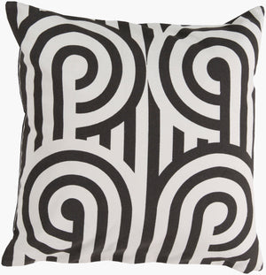 Surya Turnabouts 20" X 20" Stylish Accent Pillow - Modern Cotton Design To Revitalize Your Decor Space! Cream Cotton,Cotton Fb025-2020d