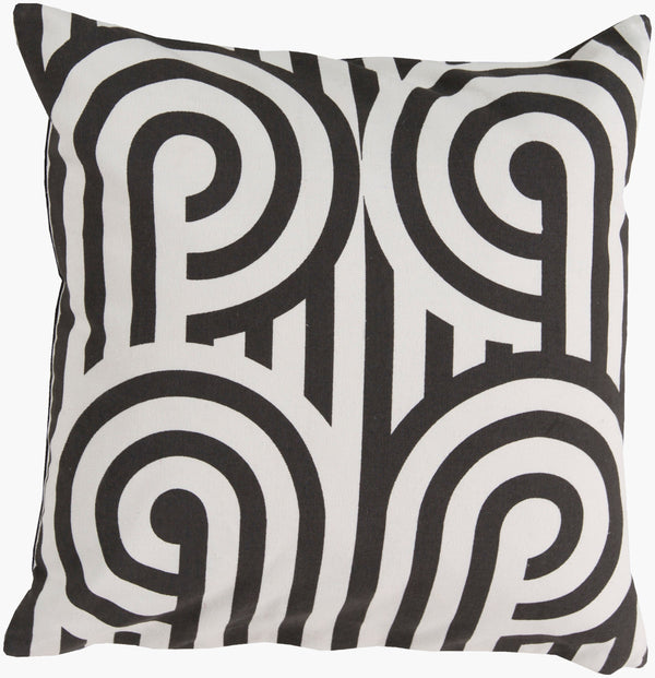 Surya Turnabouts 20" X 20" Stylish Accent Pillow - Modern Cotton Design To Revitalize Your Decor Space! Cream Cotton,Cotton Fb025-2020d