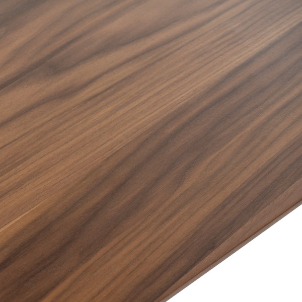 English Elm Christopher Knight Home® - DINING Mid-Century Solid Wood & Faux Wood Top Table with Rubberwood Legs, Sleek Rounded Edge Design Walnut 58907.00