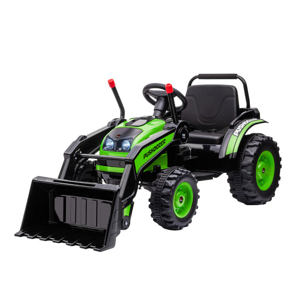 English Elm Aosom 6v Electric Ride on Excavator for Kids with Adjustable Bucket and Dual Speed W2225P229143
