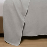 Croscill Andaz Modern/Contemporary Solid Cotton Blanket CC51-0024 Grey