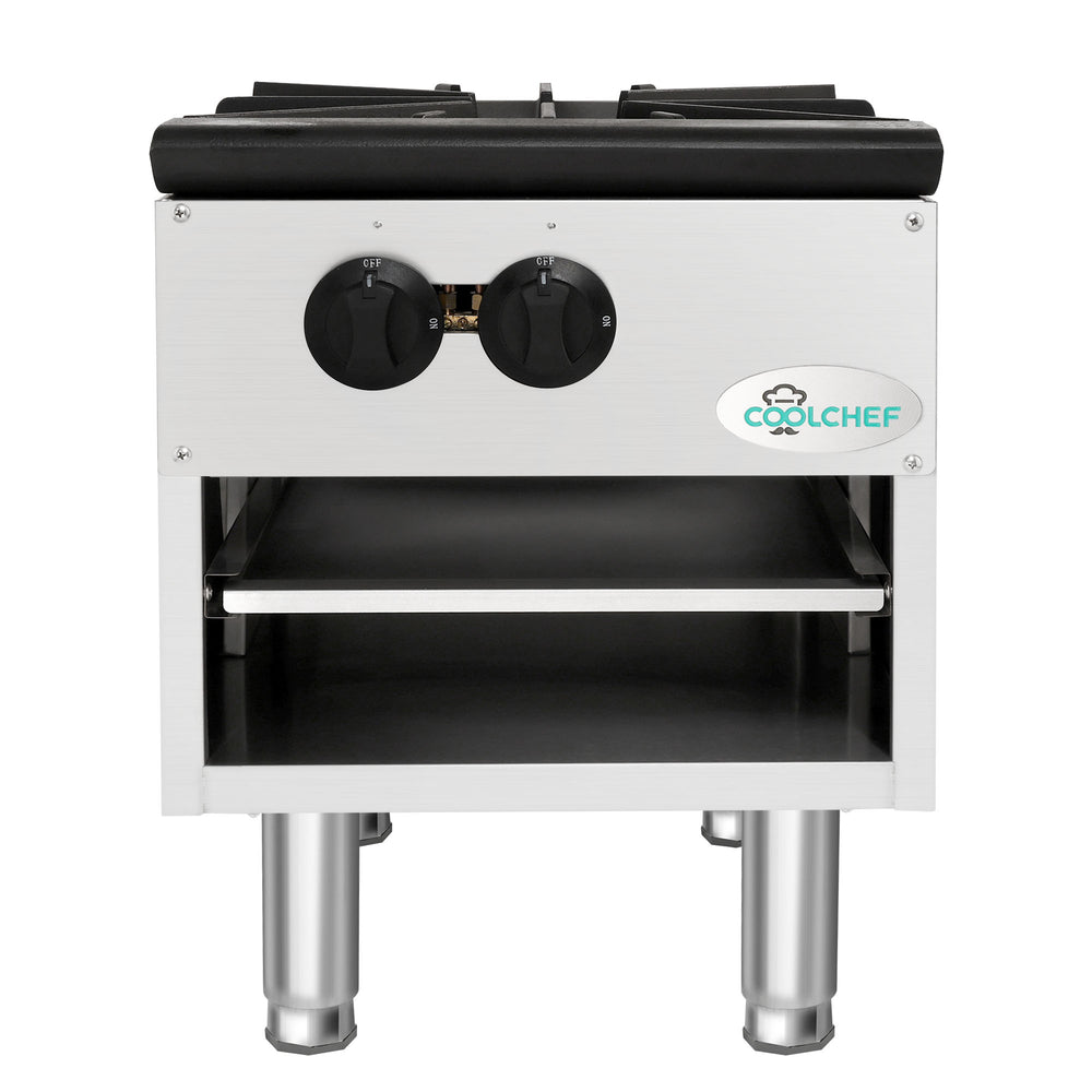 English Elm 80,000 Btu Single Burner Commercial Gas Range for High Volume Stock Pot Cooking W3629P462150