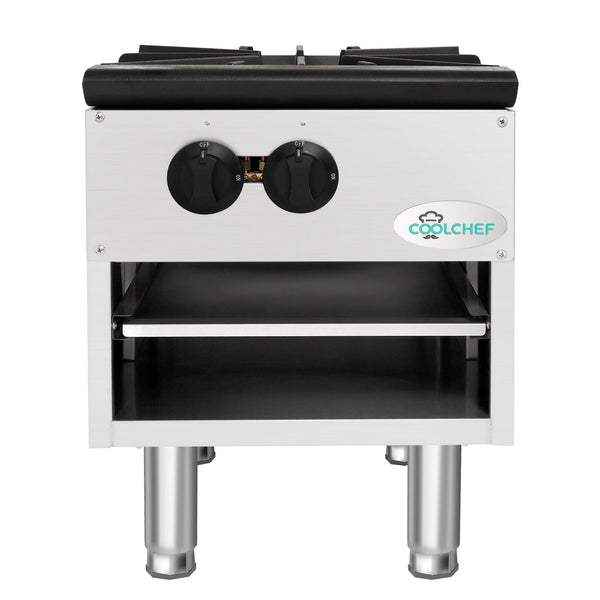 English Elm 80,000 Btu Single Burner Commercial Gas Range for High Volume Stock Pot Cooking W3629P462150