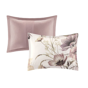 English Elm 8 Madison Park Cassandra Cotton Printed Comforter Set Queen with Floral Shabby Chic Embroidered Pillows OEKO-TEX Certified Blush 23.62 L x 18.9 W x 13.39 H B03597101
