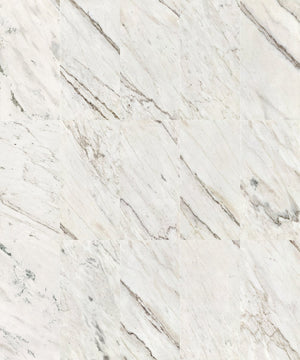 English Elm 12*24 Snow Mountain White Marble Tiles - Polished Natural Stone For Elegant Walls & Floors, 4 Pcs W1696P262331