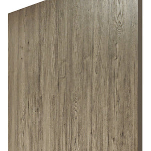 English Elm 36 in Flush Hollow Core Interior Door Slab with Gray Wood Grain Melamine Finish B2763P486371