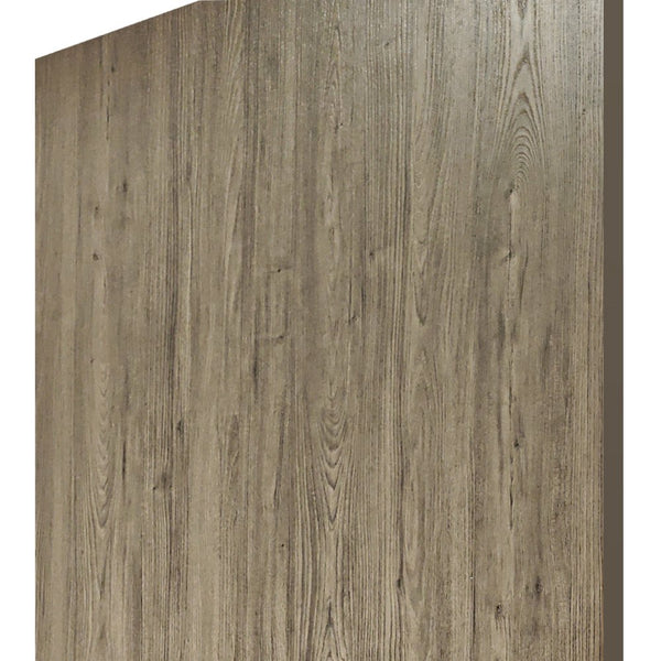 English Elm 36 in Flush Hollow Core Interior Door Slab with Gray Wood Grain Melamine Finish B2763P486371