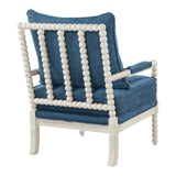 OSP Home Furnishings Kaylee Spindle Chair Navy