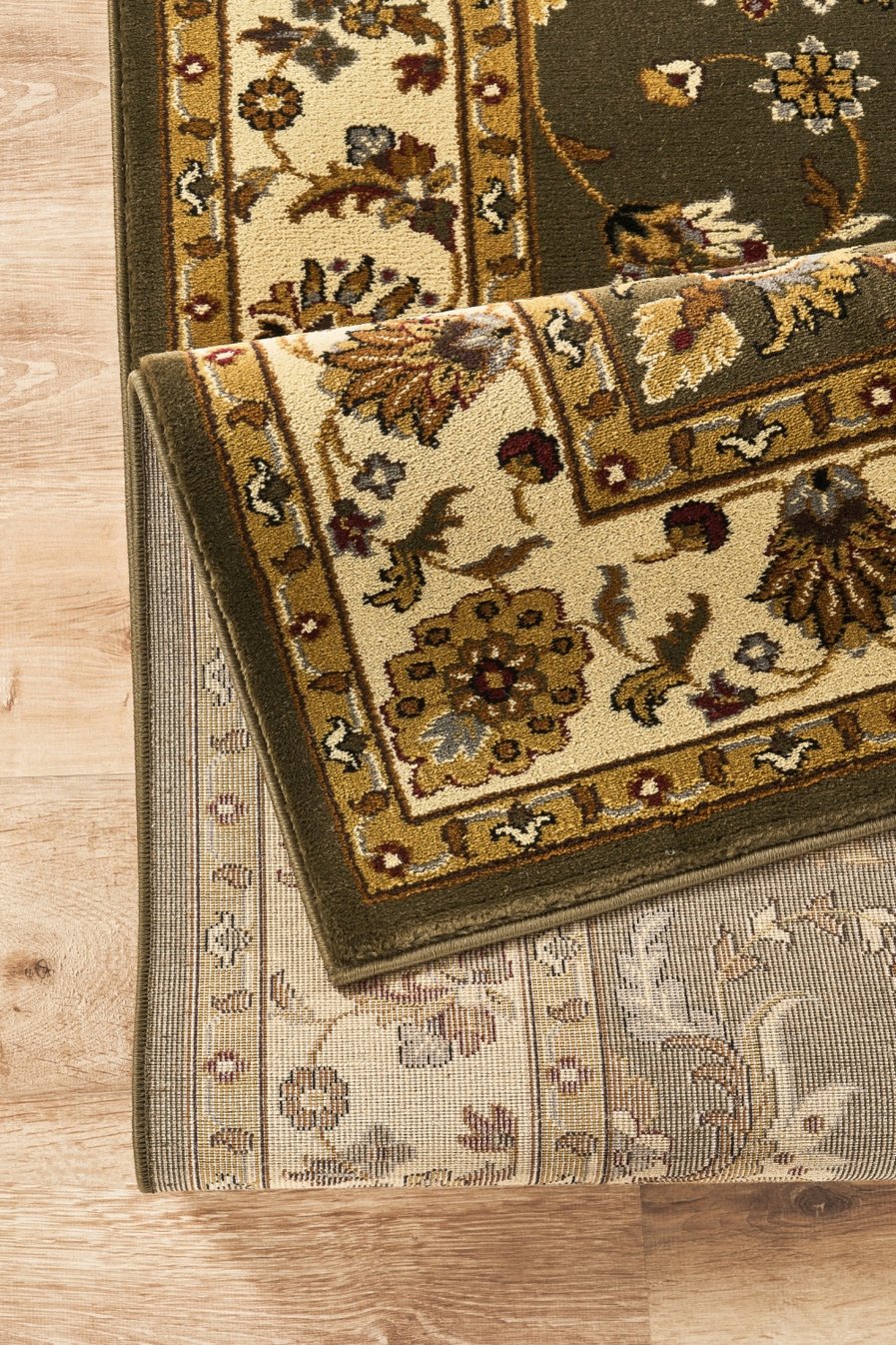 English Elm Classic Traditional All-over Patterned Low Pile Area Rug for Living Room or Dining B186P452265