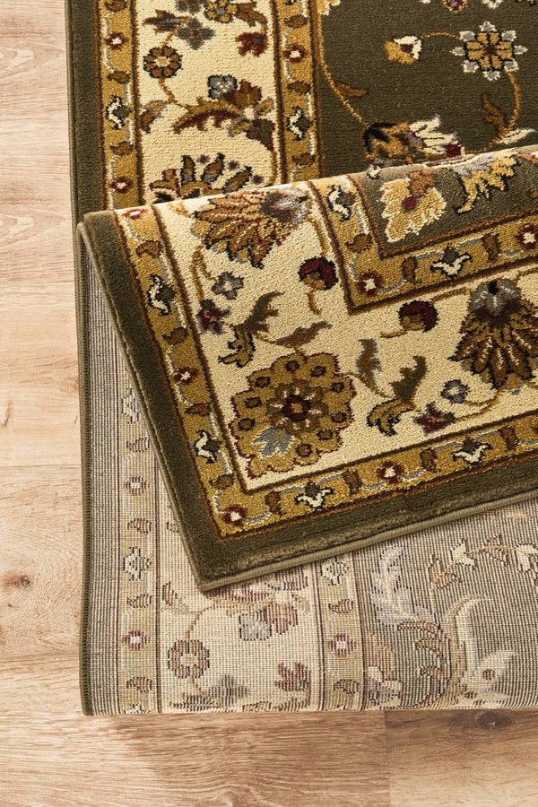 English Elm Classic Traditional All-over Patterned Low Pile Area Rug for Living Room or Dining B186P452265