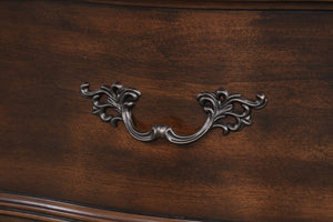 English Elm Lyon 11-Drawer Dresser with Rich Wood Veneer and Gold Accents, Fully Assembled for Instant Style Cherry 22 L x 42 W x 70 H B078P301577