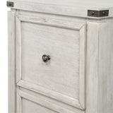 OSP Home Furnishings Baton Rouge File Cabinet Champagne Oak