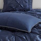 Madison Park Laurel Transitional 7 Piece Tufted Comforter Set MP10-2242 Navy