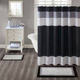 Madison Park Amherst Transitional Cotton Tufted Bath Rug MP72-1559 Black