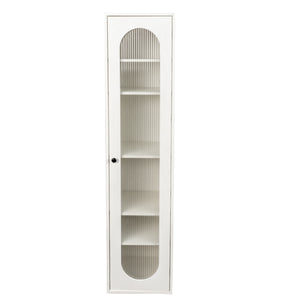 English Elm Organizer Rolling Three Tier Pantry Storage Cabinet with Wheeled Base Slim Fit W331P379950