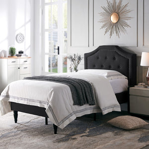 Christopher Knight Home® - Noble House - Elinor Contemporary Upholstered Twin Bed Platform