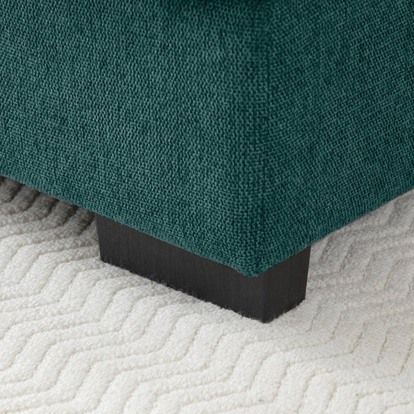 English Elm 130" U-Shaped Sofa With Console & Cupholders - 6-Seat Sleeper Couch In Green For Stylish Living Spaces W1117S00261