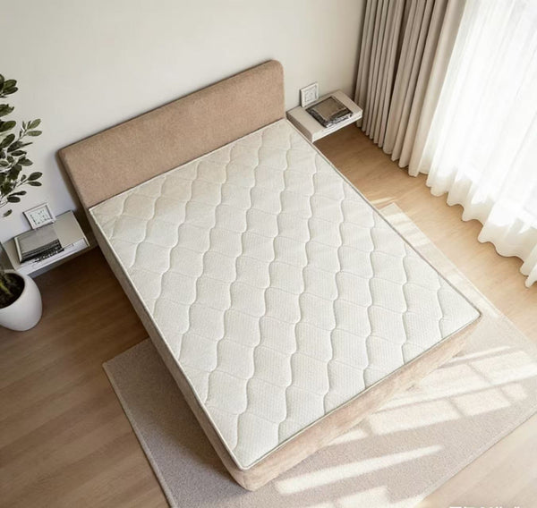 English Elm Compressible Chenille Floor Bed with Pocket Spring Support for Studio Apartment Lounging W3955P421518