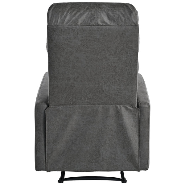 English Elm Christopher Knight Home® - Modern Recliner Plush Manual Recliner Chair with Ergonomic Support, 3-Position Backrest, Durable Fabric Comfort Grey N763P256491D