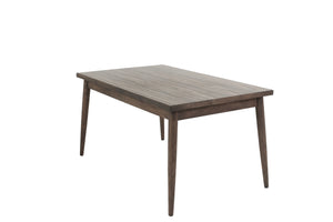 English Elm Contemporary Walnut Dining Table 59"x36" Solid Wood Look Melamine MDF Rectangle for Stylish Meals B011P203548