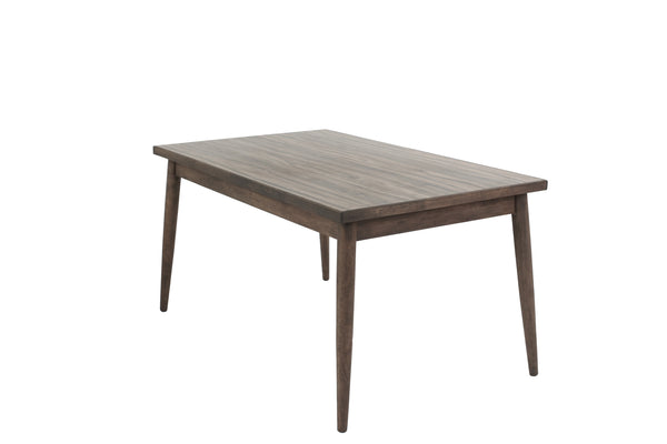 English Elm Contemporary Walnut Dining Table 59"x36" Solid Wood Look Melamine MDF Rectangle for Stylish Meals B011P203548