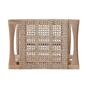English Elm Christopher Knight Home® - JACE Rustic Acacia Outdoor Barstools Set of 2 – 30" Faux Rattan Seats, Tapered Legs, Weather-Ready 70855.00MLBRN