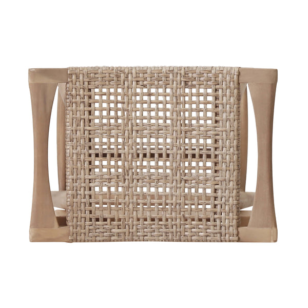 English Elm Christopher Knight Home® - JACE Rustic Acacia Outdoor Barstools Set of 2 – 30" Faux Rattan Seats, Tapered Legs, Weather-Ready 70855.00MLBRN