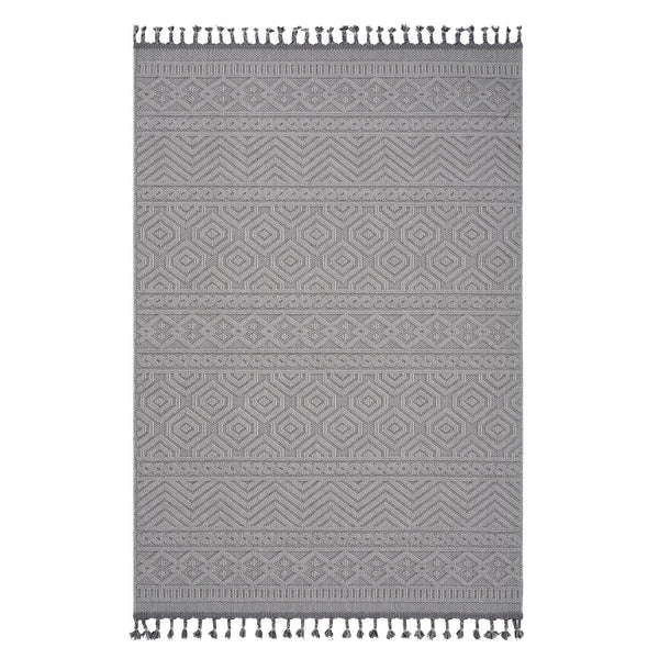 English Elm Guros Geometric Area Rug 4X6 - Stylish, Stain-Resistant, Indoor/Outdoor, Durable For High-Traffic Areas B189P183457