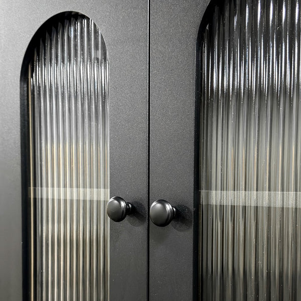 English Elm Fold-Out Convertible Writing Table Desk Cabinet with Shelf & Drawer, Space-Saving Fold-Up Workstation for Home Office W331P359717